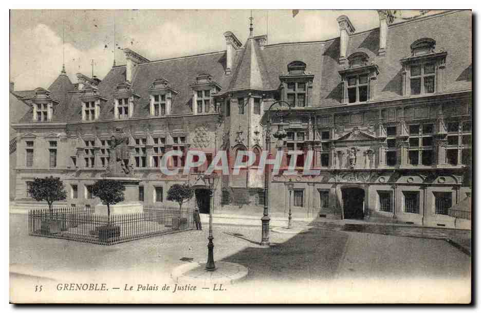 CPA Grenoble Le Palais de Justice 