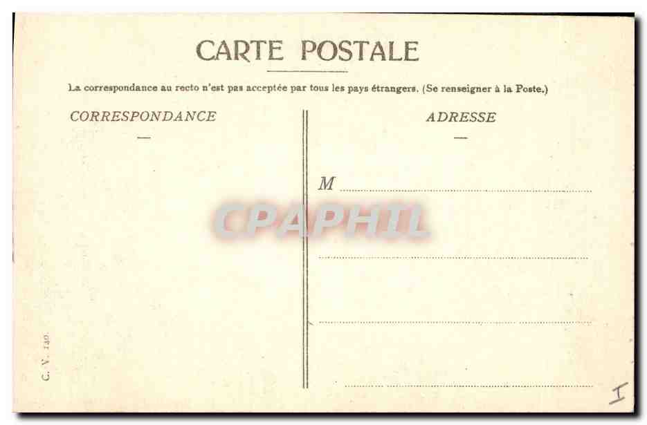 CPA Grenoble Portail du Palais de Justice (XIV siecle) Au dessus Statue de la Justice  — Verso