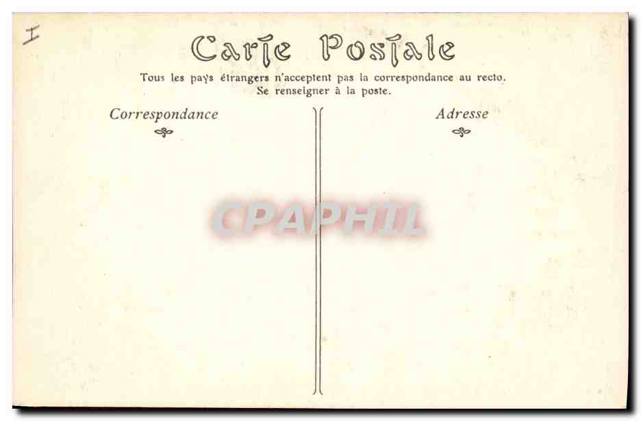 CPA Grenoble Palais de Justice Boiseries de l'ancienne Salle du Parlement (XVII siecle)  — Rückseite