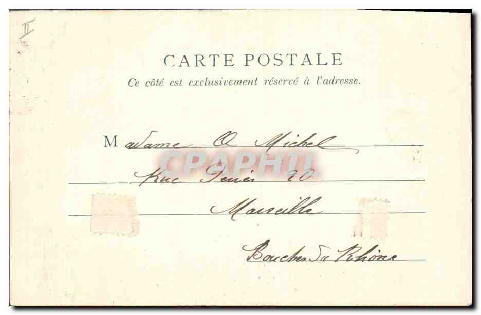 CPA Grenoble Le Palais de Justice Anncienne Salle des Comptes  — Verso