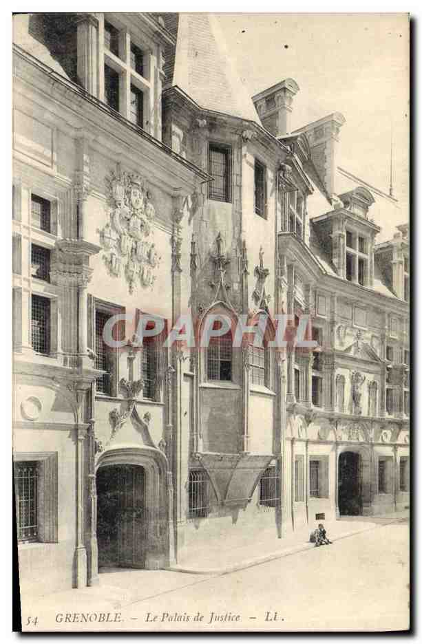CPA Grenoble Le Palais de Justice 