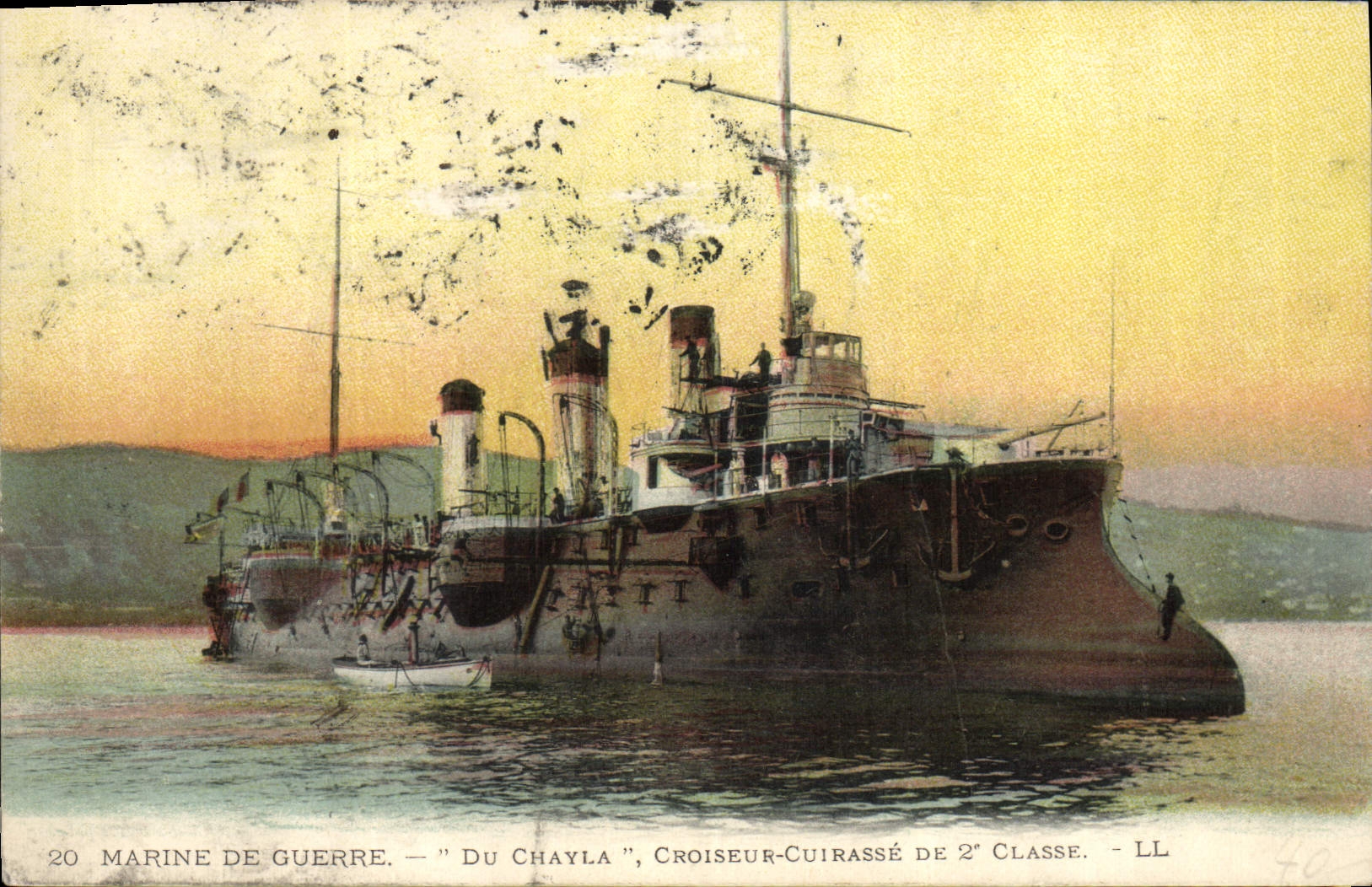 Marine de guerre — "Du Chayla", croiseur-cuirassé de 2e classe — LL