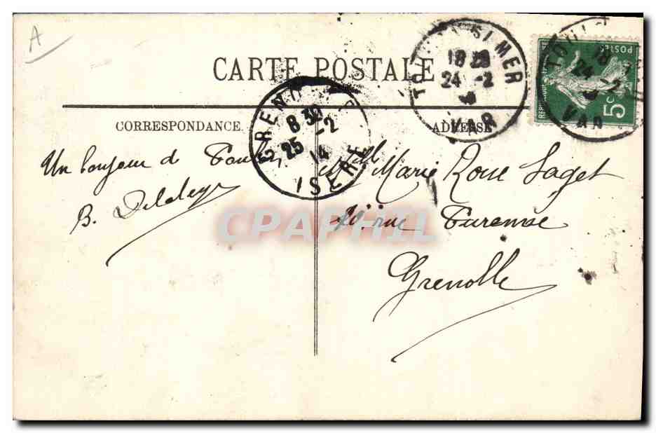 Marine de guerre — "Du Chayla", croiseur-cuirassé de 2e classe — LL — Achterkant