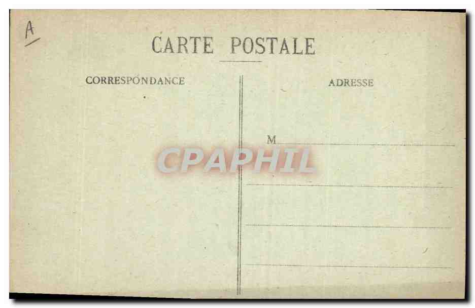 CPA Bateau de Guerre Le Carnot Cuirasse d'Escadre  — Verso