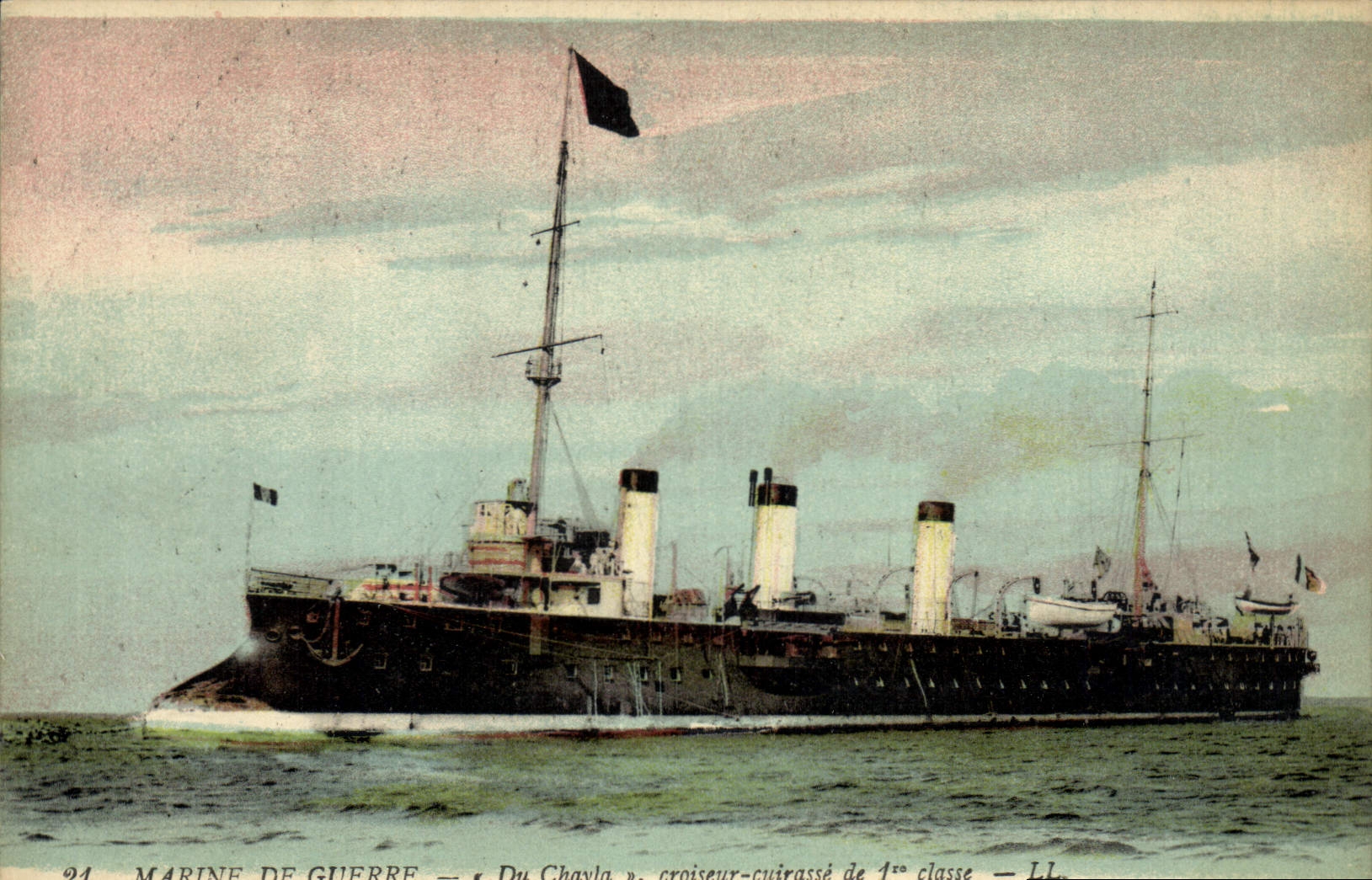 Croiseur cuirassé Du Chayla — 1ère classe — Marine de guerre — n°24