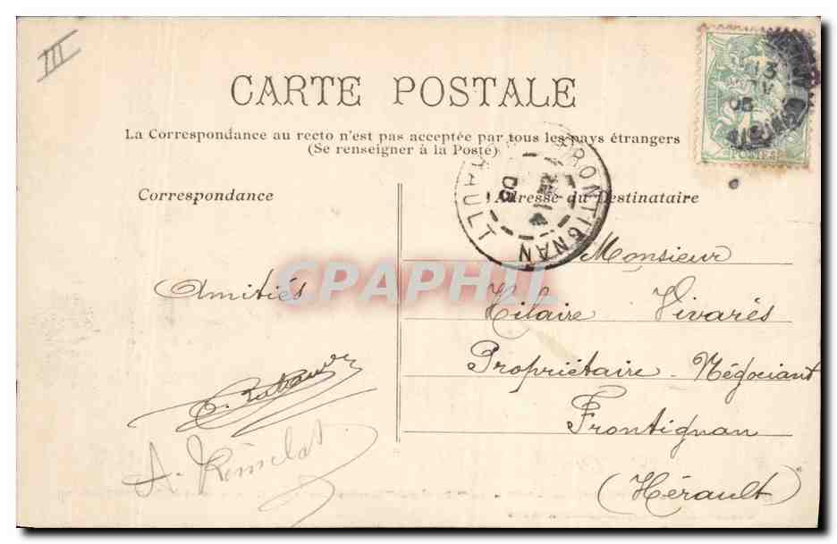 CPA Bateau de Guerre Rochefort sur mer Le Dupleix descendant la Charente sous le Transbordeur  — Verso