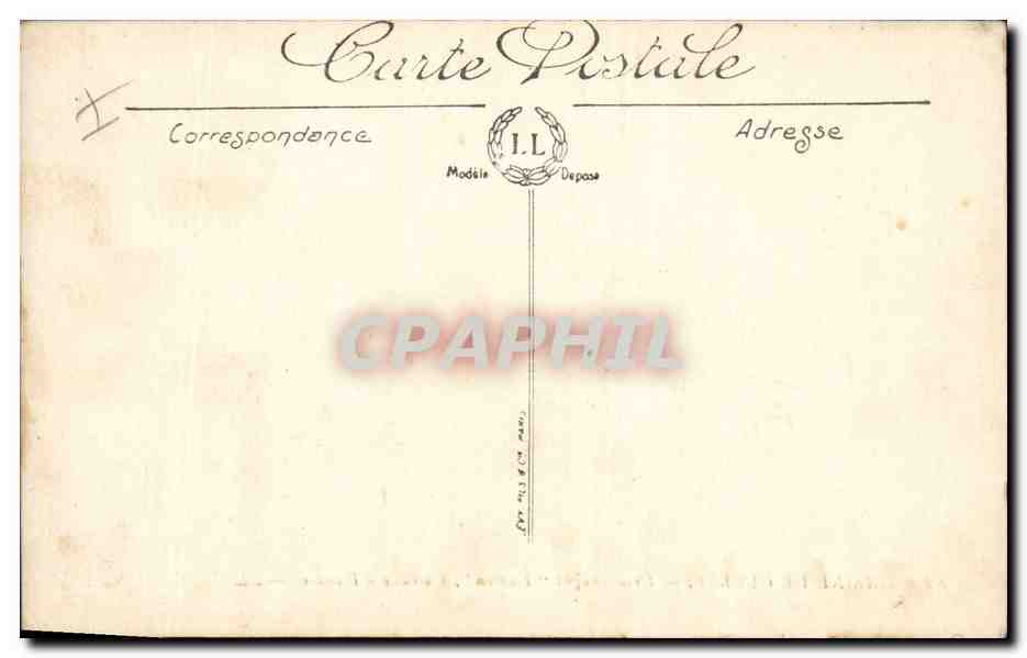 CPA Bateau de Guerre Marine de guerre Dreadnought Danton Cuirasse d'escadre  — Verso