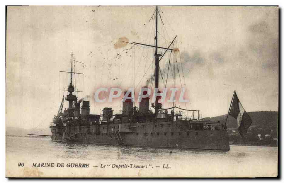 CPA Bateau de Guerre Marine de guerre Le Dupetit Thouars 