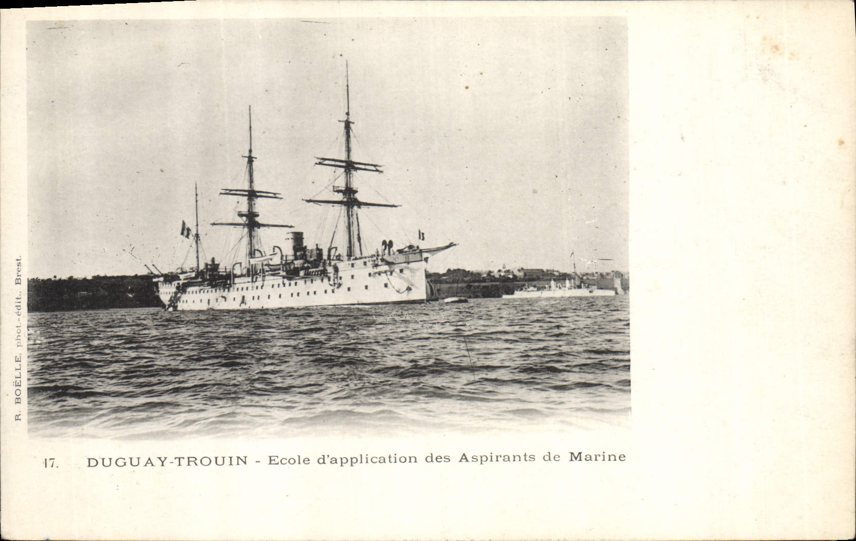 DUGUAY-TRUIN — École d'application des Aspirants de Marine — R. BOËLLE, phot.édit. Brest, n°17