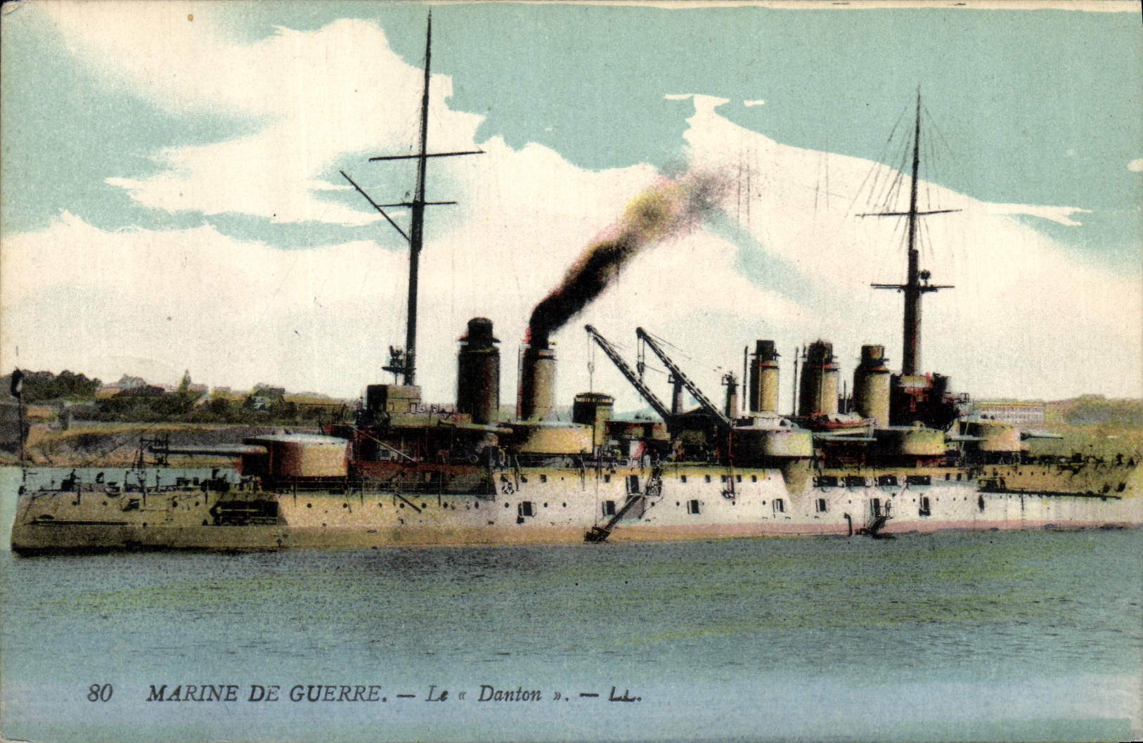 Marine de guerre — Le « Danton » — LL. — n°80