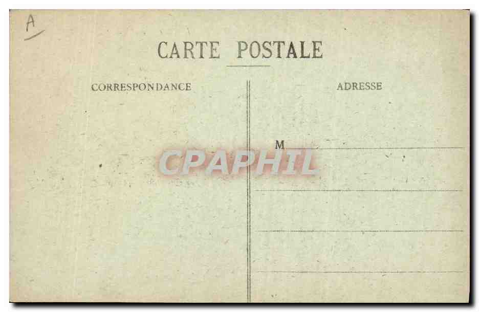 CPA Bateau de Guerre Le contre torpilleur Durandal  — Verso