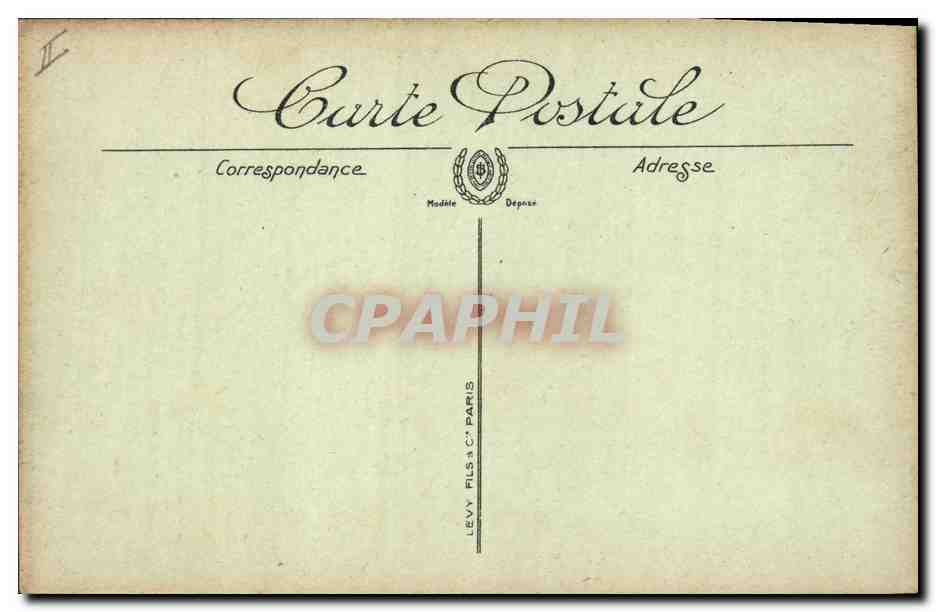 CPA Limoges La Prefecture  — Verso