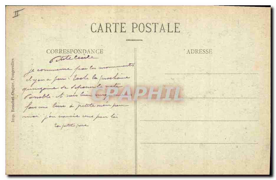CPA LaHaute Saone illustree Lure Hotel de la Sous Prefecture (1770-1789)  — Verso