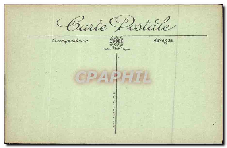 CPA Limoges La Prefecture — Verso