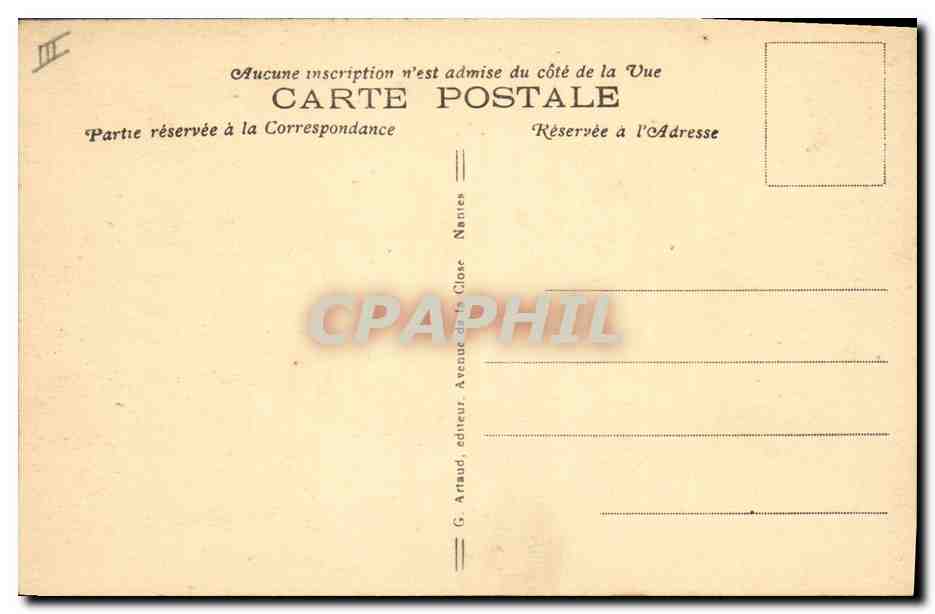 CPA Montauban La Prefecture  — Verso