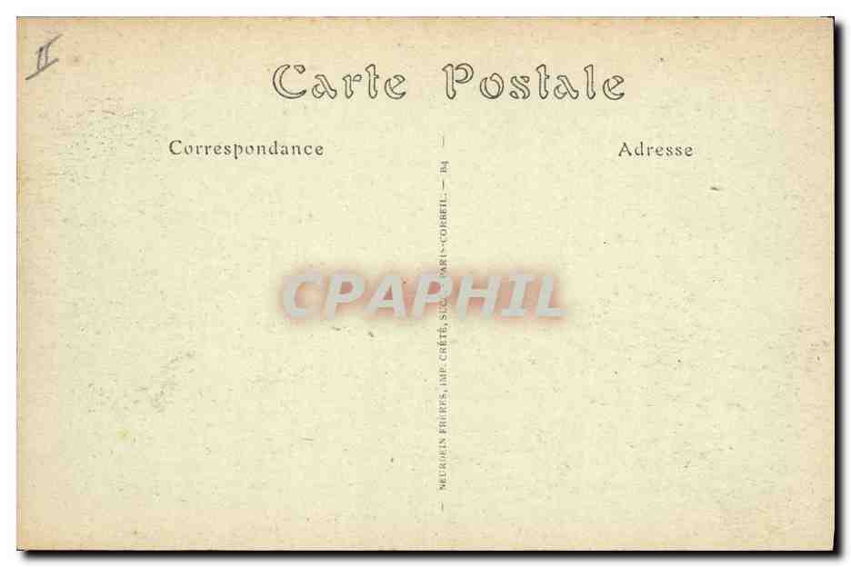 CPA Moulins Cours de Russie la Prefecture  — Verso