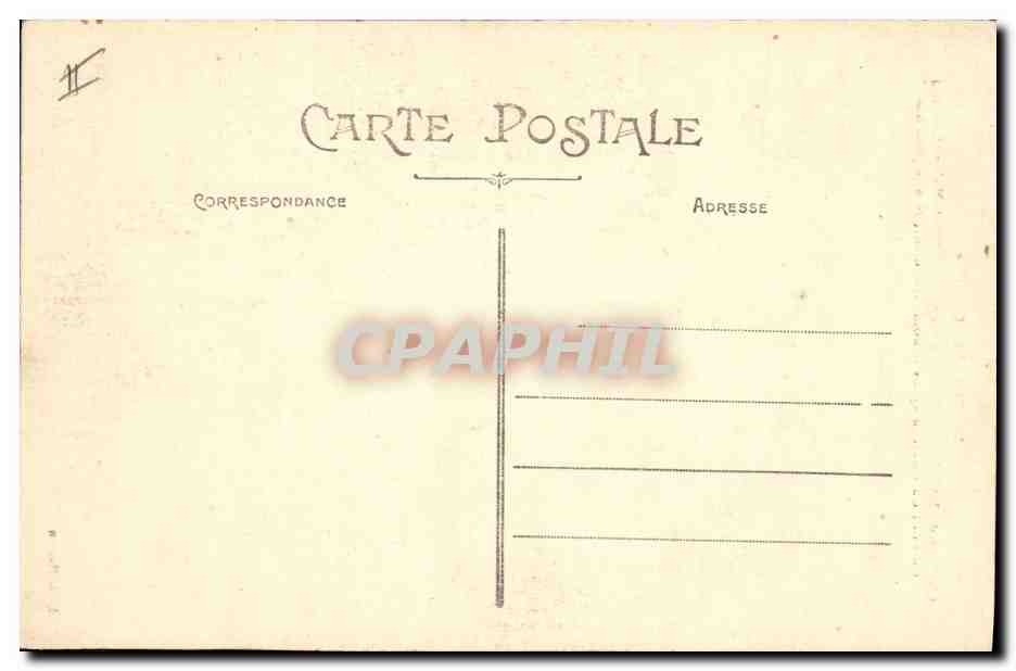 Château de MondeMENT (Marne) — coin endommagé après bombardement, 8 septembre 1914 — État-Major allemand logé — Verso