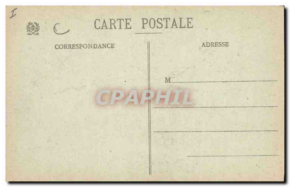 CPA Militaria La guerre dans les Voxges Senones Le Mont Pele qui domine la ville — Rückseite