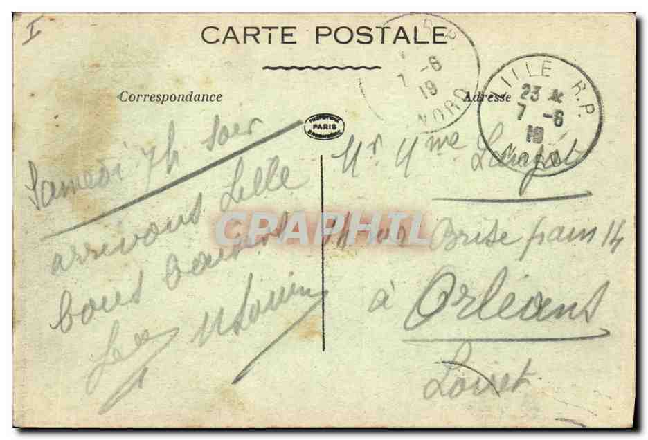 Verdun bombardé — Panorama des ruines — Éditeur Lain n°2541 — Verso