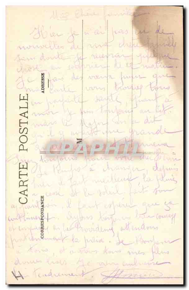 Mandres-aux-Quatre-Tours — Ruines après la guerre — Gardolls & Briquet, Toul, n°1361 — Verso