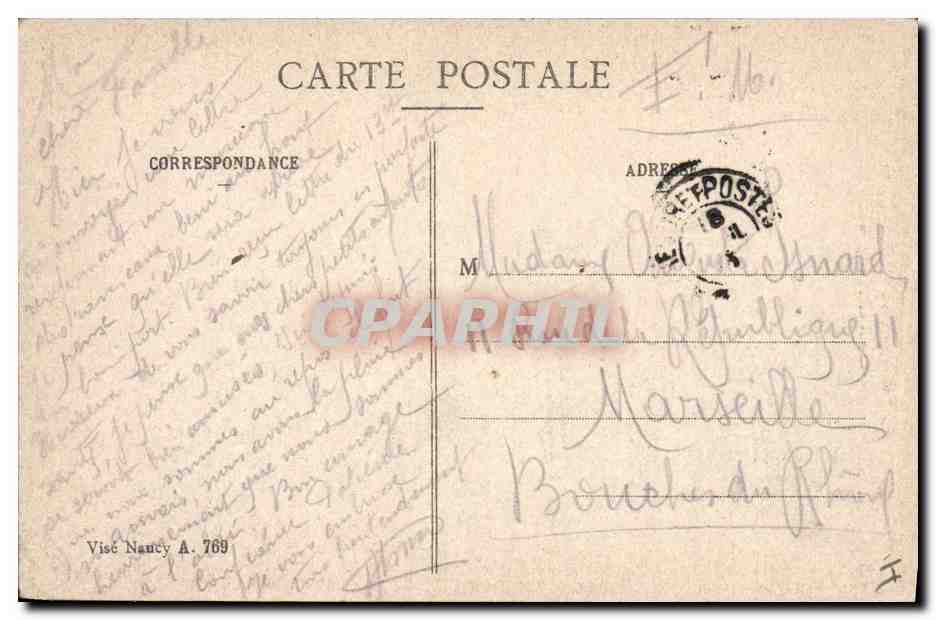 Coffin — The Church After the War 1914-1915 — Visé Nancy A. 769 — Back