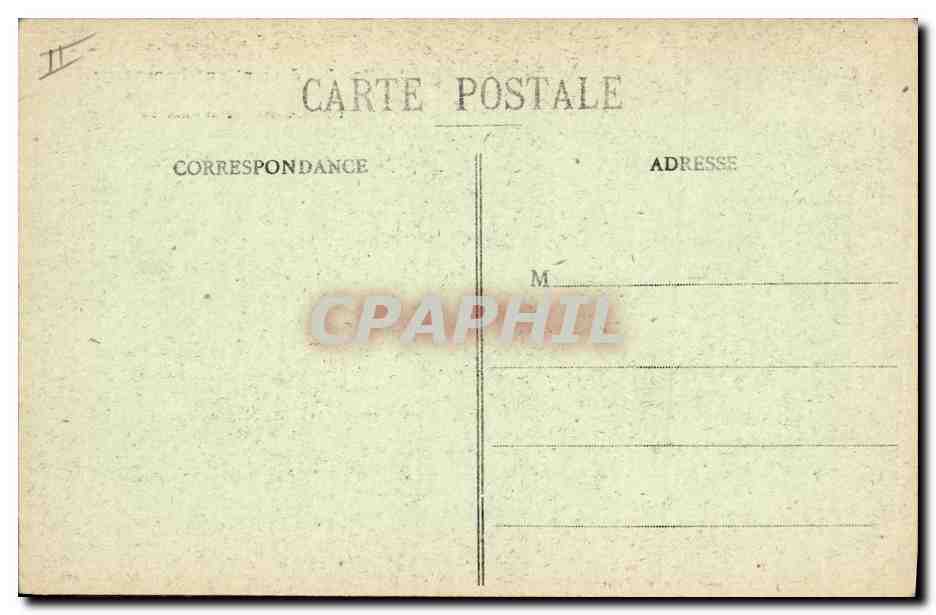 Der Bombenangriff in Champagne — Epernay, Rue du Commerce, Moët et Chandon — Verlag Epernay — Rückseite