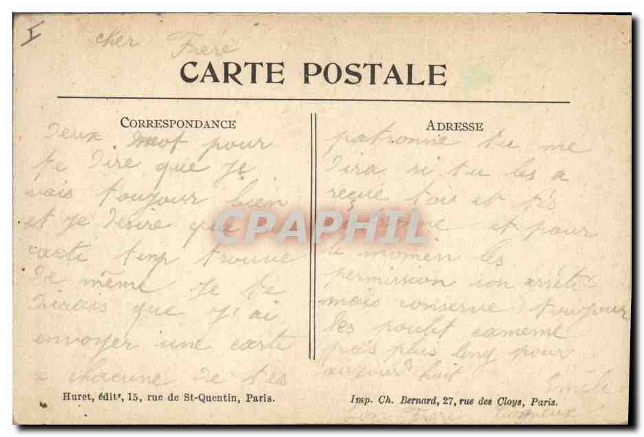 LiHons (Somme) — La ferme Gaëtan — Visé à Paris No. 259 — Verso