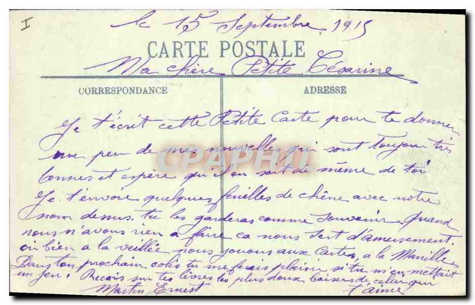 Cathédrale de Reims — incendie par les Allemands — 19 Septembre 1914 — Cliché M. Tavergne, Reims — Back