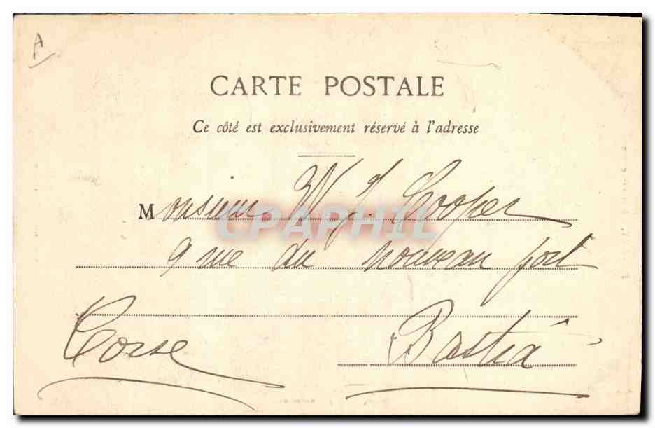 CPA Folklore Pontivy A la procession  — Verso