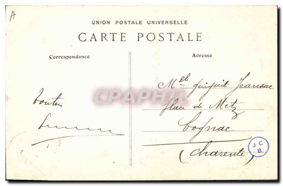 CPA Folklore Un petit Bigouden  — Verso