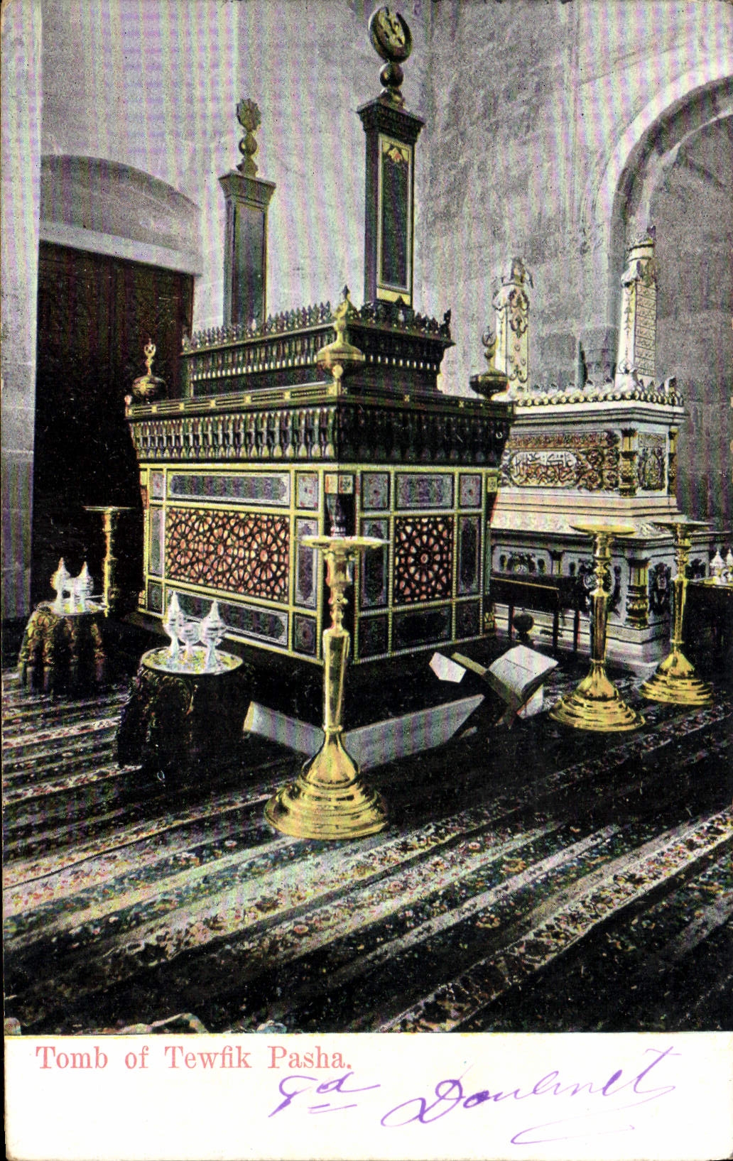Tombe de Tewfik Pacha — Égypte — éditeur L & H, Cairo, Nr.5