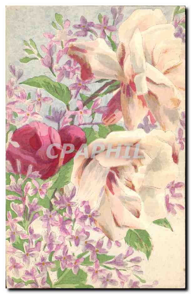 Fleurs de lilas et roses — éditeur BB Paris