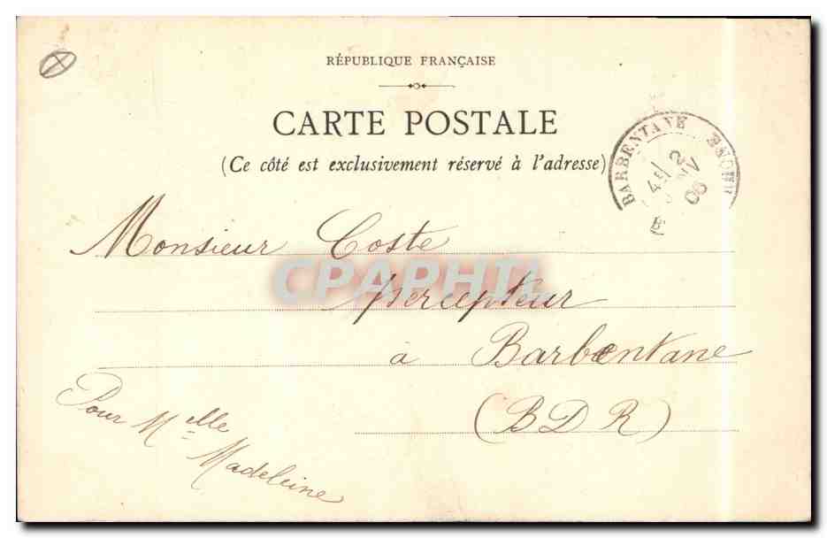 Iris — carte postale dessinée — Louise Martin — Achterkant