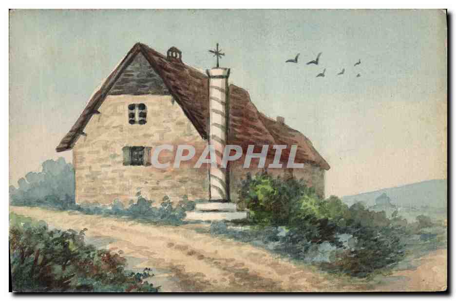 Castle of the Cross - Netherlands — view of the cross and building — publisher not visible