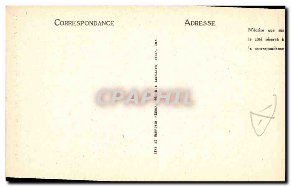 CPA Tarascon Chateau du roi Rene (XIV et XV s)  — Rückseite