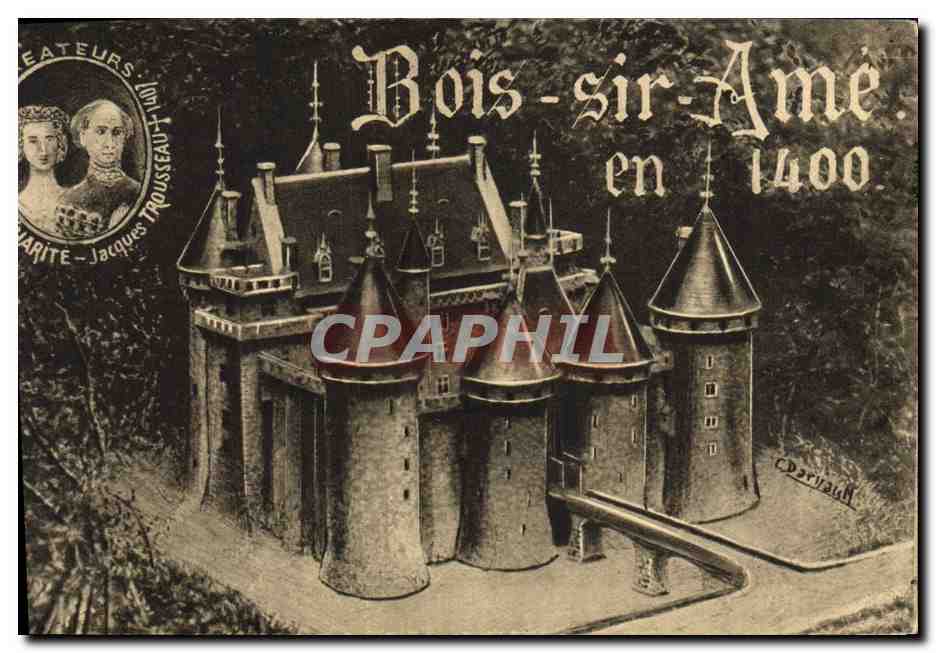 CPA Bois sir Ame en 1400 