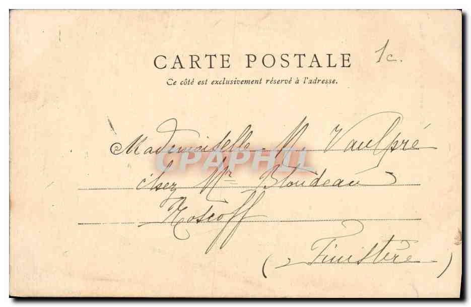 CPA Environ de Dinan Ruines de la Garaye  — Verso