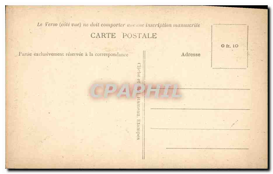 CPA Etampes La Tour de Guinette  — Rückseite