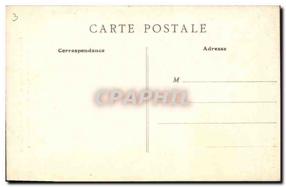 CPA Environs de Vernoux Chateau de la Tourette Route de Saint Fortunat et Saint Julien le Roux  — Rückseite