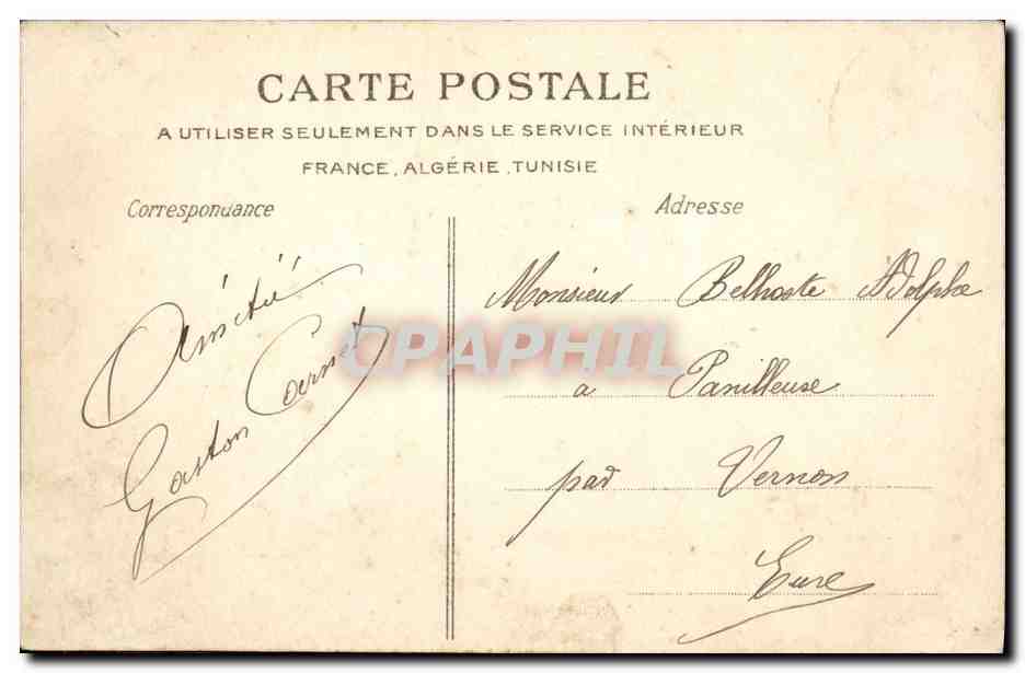 Pont-Saint-Pierre — Le Château — La Normandie — La C.P.A — Verso