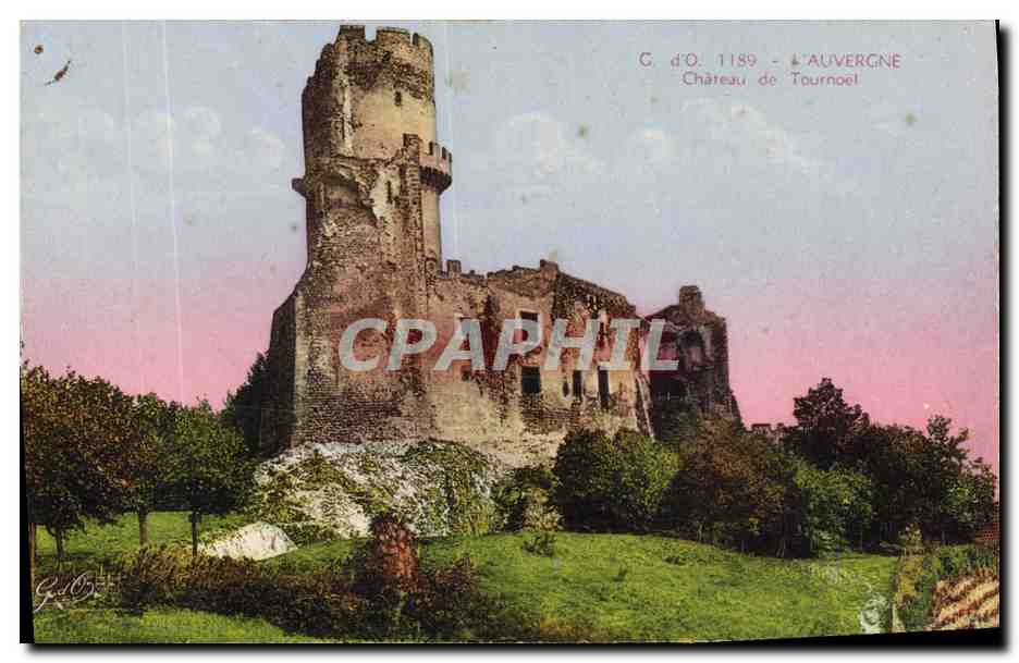 CPA L'Auvergne Chateau de Tournoel 
