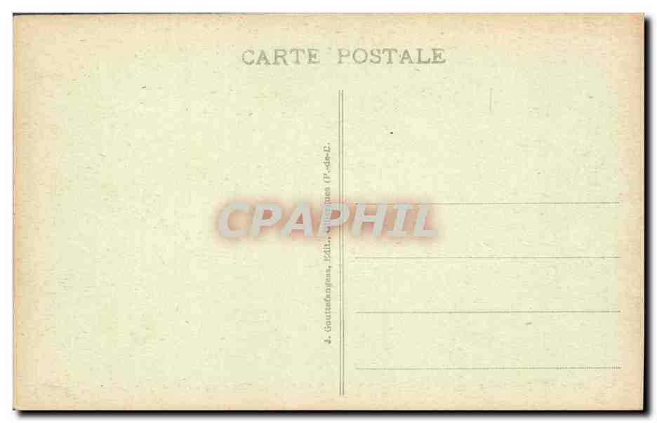 CPA Clermont Ferrand Jardin des Plantes Vieille Porte fortifiee  — Rückseite