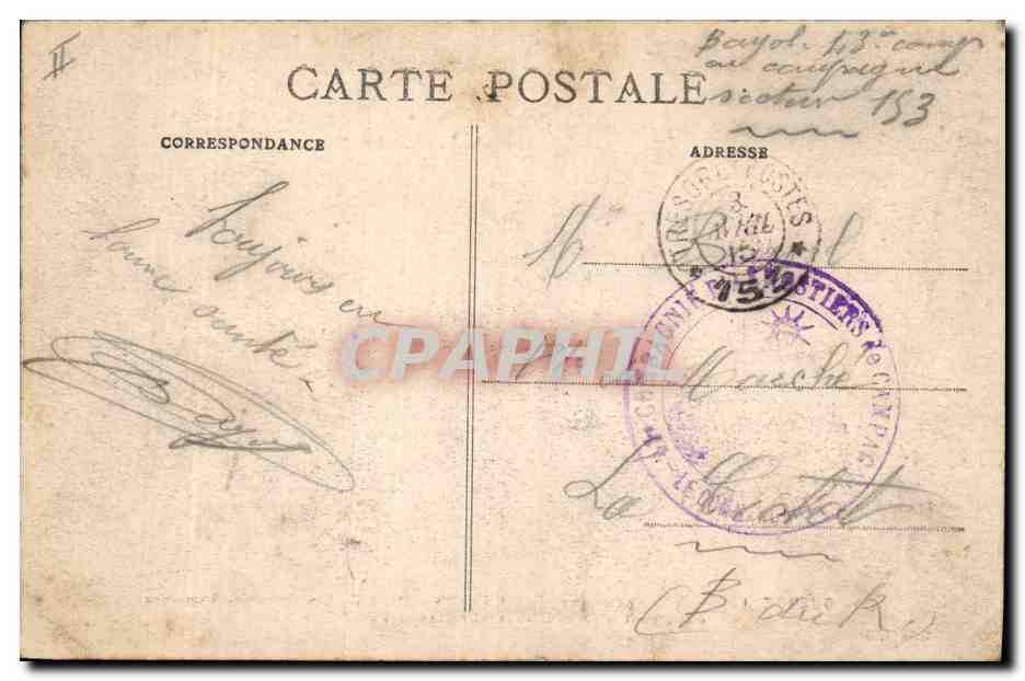 Les Carrières Romaines à Pasly — Environs de Soissons — Edit. J. B. — Reverso