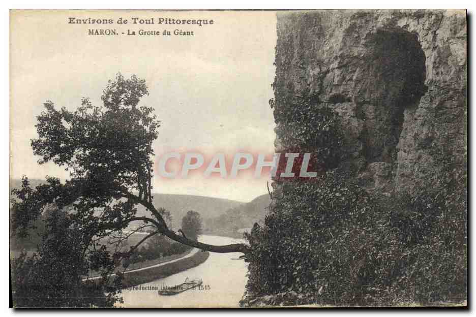 CPA Environs de Toul Pittoresque Maron La Grotte du Geant  