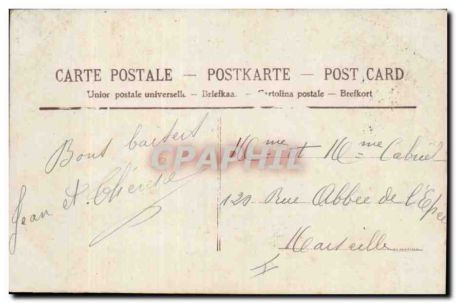 CPA Fantaisie Enfants Poupee  Joyeux Noel  — Rückseite