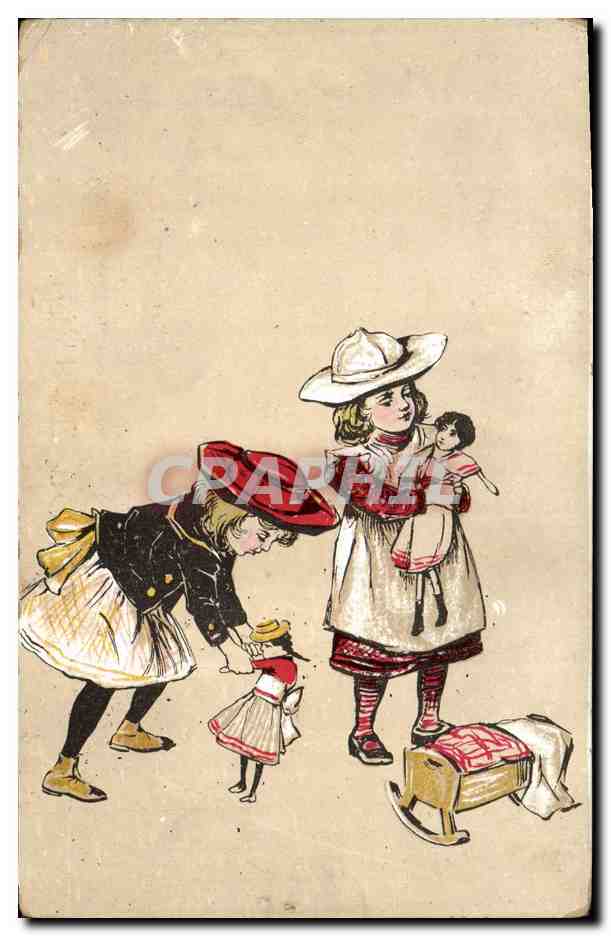 CPA Fantaisie Enfants Poupee  