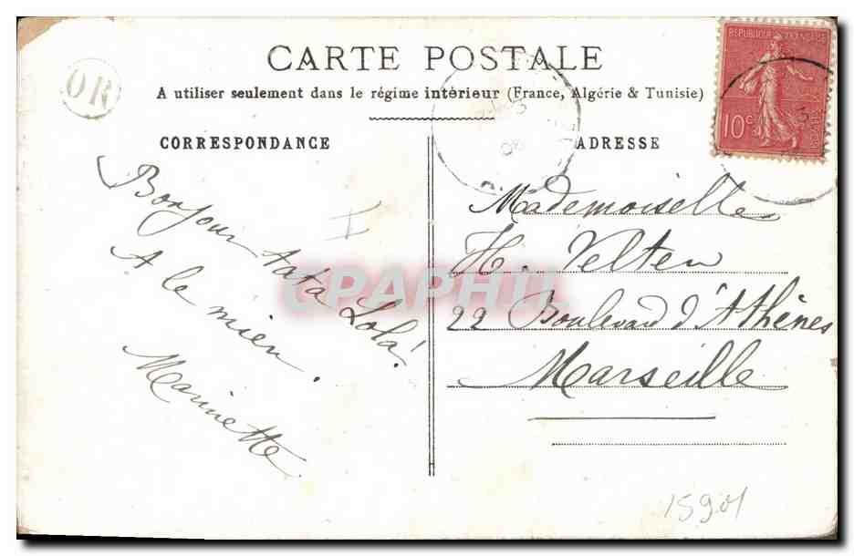 CPA Fantaisie Enfants Poupee   — Verso