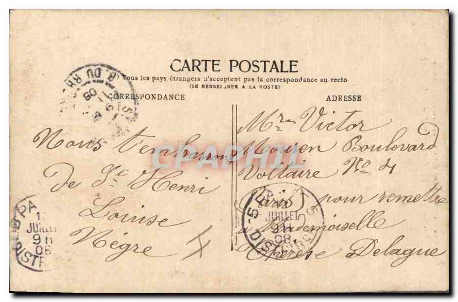 CPA Fantaisie Enfants Poupee Femme Je ne suis pas jalouse oh pas du tout ma foi Je sais qu'il rester — Rückseite
