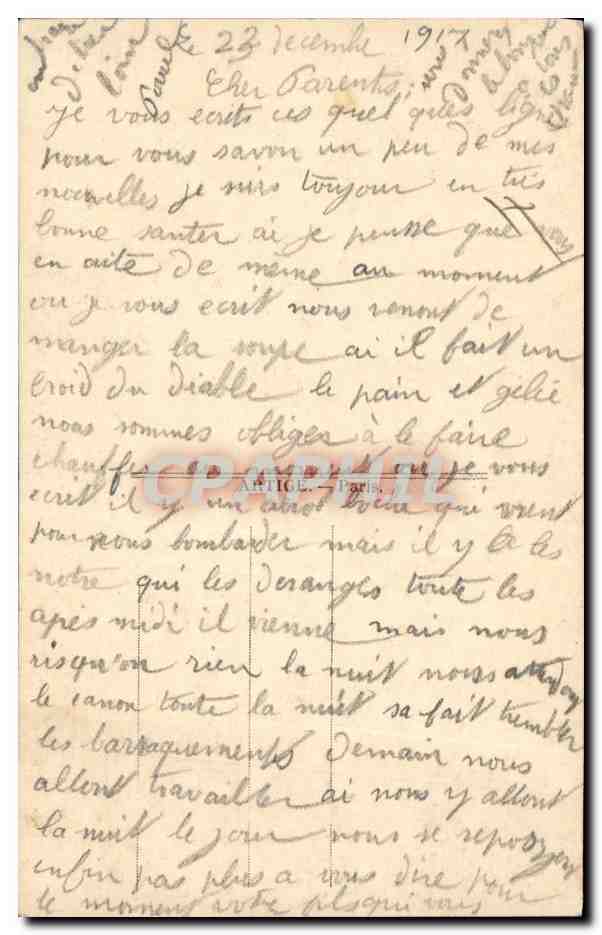 CPA Fantaisie Enfants Poupee  Heureux Noel  — Rückseite