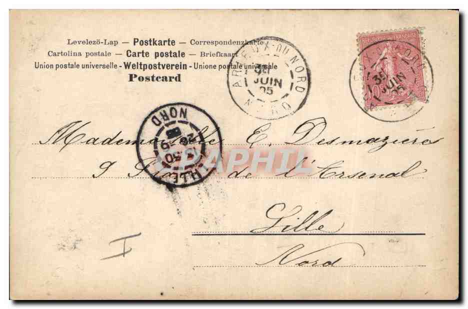 CPA Fantaisie Enfants Poupee  Landler Femme — Verso